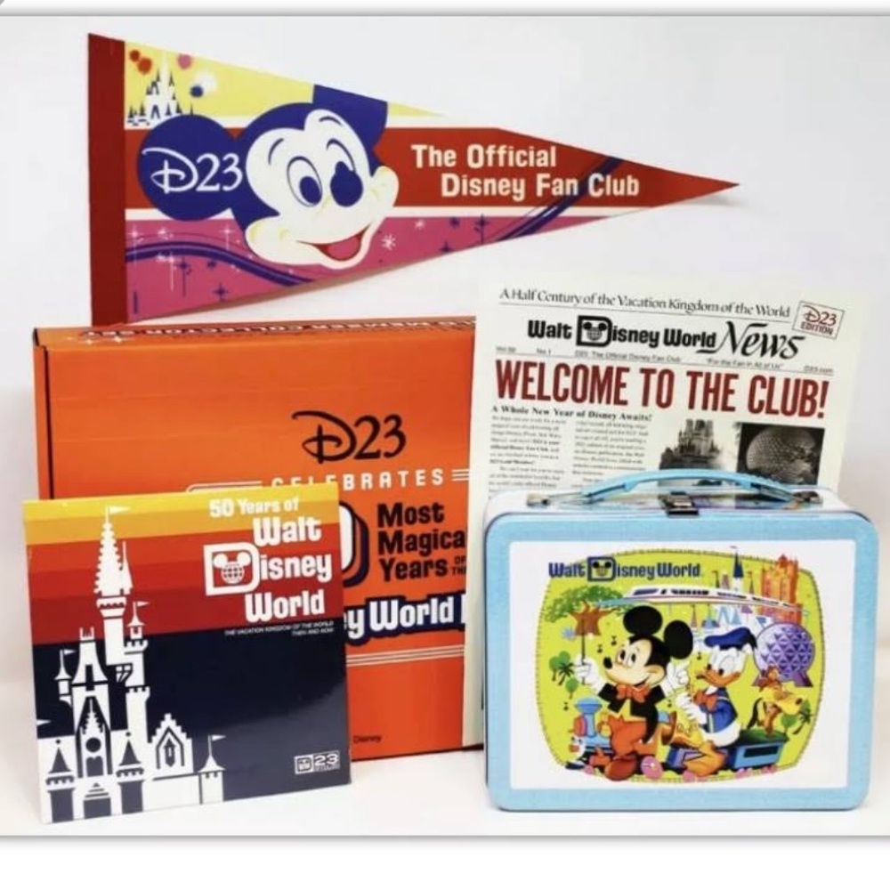 BNIB D23 50 magical years of WDW Disney box